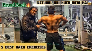 '5 back workout best exercise✅ मज़ा आगया आज तो