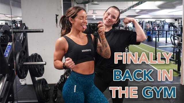 'BACK IN THE GYM - VLOG'