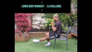 'Lower body workout // 2.6  challenge // Fitness at home with Mr Doku'