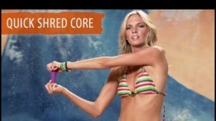 'Quick Shred Core Strength Workout: Surfer Girl- 5 Mins'