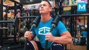 'John Cena - Strongest WWE Wrestler Workout | Muscle Madness'