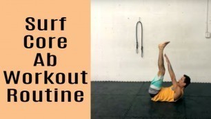 'Surf Core Ab Workout Routine |  Surf Training Factory'