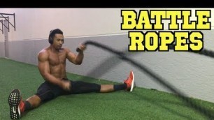 'BATTLE ROPES WORKOUT!'