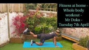 '7th April - Fitness from home - Stay in shape with Mr Doku'