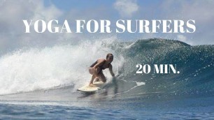 'Yoga For All Surfers 20 Min. Yoga Fitness Fun for Surfers & Non-Surfers | Yoga with Alexa Nehter'