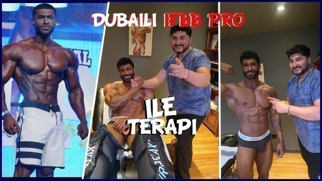 'DUBAİLİ IFBB PRO İLE YARIŞMA ÖNCESİ DERİN DOKU MASAJI'