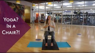 'Grab a Chair for At-Home Chair Yoga from Gainesville Health & Fitness'