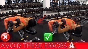 '7 Common Gym Mistakes For Chest & Triceps Training - And How To Fix Them!'