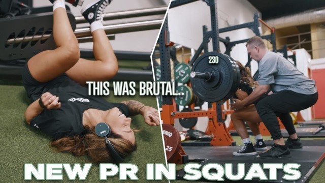 'Hitting a PR in Squats! - BRUTAL lower body workout!'