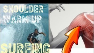 'Best SHOULDER WARM UP For SURFING! - Fitness for Watersport'