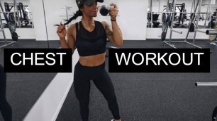 'CHEST WORKOUT PROGRAM | LET\'S BUILD BOOBS | Follow me to the gym'