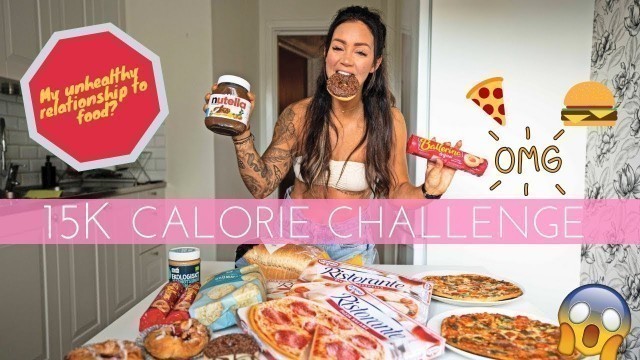 '15K CALORIE CHALLENGE - WITH MY BOYFRIEND | EPIC CHEAT DAY FOR A FITNESS COUPLE!'