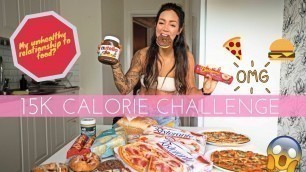 '15K CALORIE CHALLENGE - WITH MY BOYFRIEND | EPIC CHEAT DAY FOR A FITNESS COUPLE!'