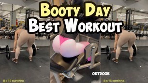 'BEST LEG WORKOUT // Booty Day // Female Fitness.'