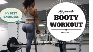 'BEST BOOTY EXERCISES FOR CONTACT WITH GLUTES  - MY WORKOUT PROGRAM | Follow me to the gym'
