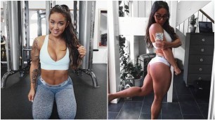 'Fitness Model Hanna Öberg Full Body Workout Motivation for Legs, Abs, Buttocks'