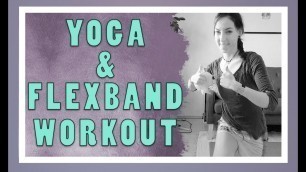 '♥ Zunehmen Challenge Tag #27 | YOGA & FLEXBAND WORKOUT | Gemeinsames Workout? ♥'