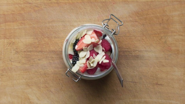 'Strawberry Yoghurt Pot Recipe | Swim Fitness Meal Plan | Eat Well, Live Well, Swim Well'