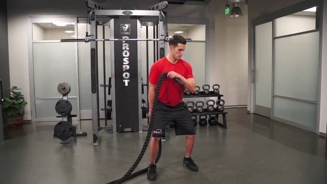 'Battling Ropes - Tricep Wave Pattern'