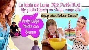 'Sascha Fitness La Idola de Luna @mispastelitos e Hizo Video | Andy Juega con Sienna | hipopresivos'