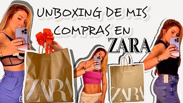 'Sascha Fitness UNBOXING DE MIS COMPRAS EN ZARA'