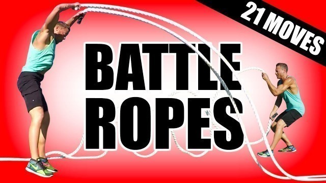 '21 BEST BATTLE ROPES EXERCISES | Battling Rope Exercises For Muscle Ropes Workouts'