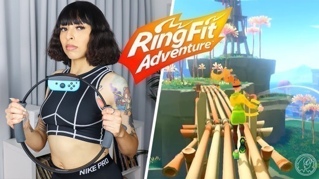 'MY FAVORITE HOME WORKOUT | NINTENDO SWITCH RING FIT ADVENTURE'