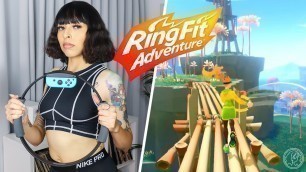 'MY FAVORITE HOME WORKOUT | NINTENDO SWITCH RING FIT ADVENTURE'