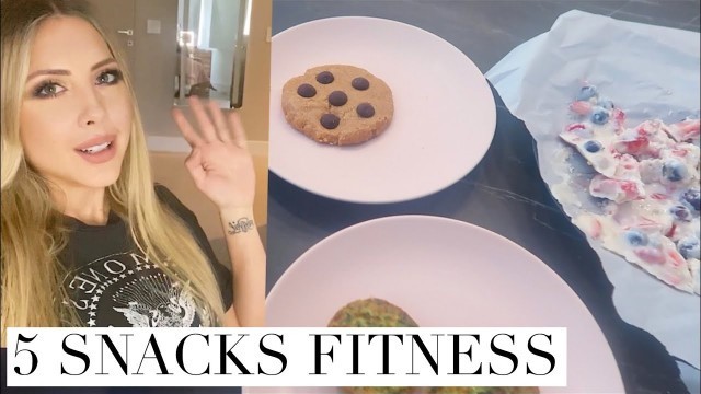 '5 SNACKS SALUDABLES FÁCILES Y DELICIOSOS CON MACROS!'