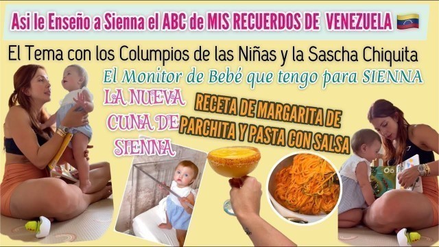 'Sascha Fitness Así Sienna Conoce sobre Venezuela | RECETA DE MARGARITA Y PASTA CON SALSA | LA CUNA'