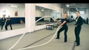 'Battle Ropes - Shoulder Exercise'