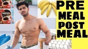 'Pre and post Workout meal for beginners, intermediate and for weight lose| Tips by badri fitness'