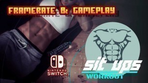 'Sit Ups Workout - (Nintendo Switch) - Framerate & Gameplay'