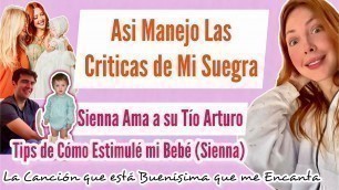 'Sascha Fitness Asi Manejo Las Criticas de Mi Suegra | Sienna Ama a su Tío Arturo | Canción Buena'