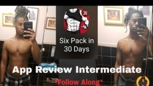'Six Pack in 30 Days App Review *Intermediate*'