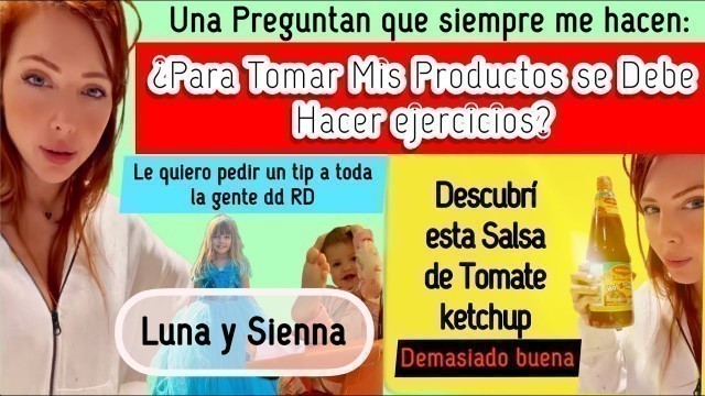 'Sascha Fitness ¿Para Tomar Mis Productos se Debe Hacer ejercicios?  Descubrí esta Salsa de Tomate'