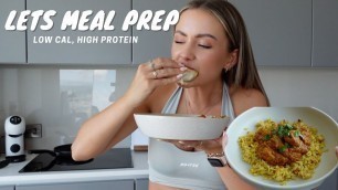 'LETS MEAL PREP | HIGH PROTEIN AND LOW CAL | Butter Chicken recipe'