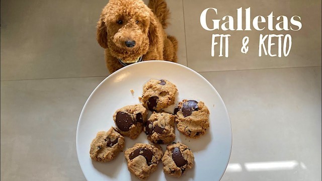 'RECETA FIT Y KETO FRIENDLY GALLETAS CON NUECES PROTEINA Y CHOCOLATE'