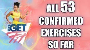 'ALL 53 Confirmed Exercise For Lets Get Fit SO FAR (Nintendo Switch)'