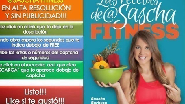 'Descarga GRATIS Libro de @Sascha Fitness completo alta definición'