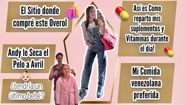 'Sascha Fitness Aquí compré este Overol | Andy le Seca el Pelo a Avril | Asi Tomo Mis Vitaminas y sup'