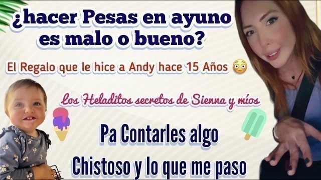 'Sascha Fitness ¿hacer Pesas en ayuno es malo o bueno?Pa Contarles algo Chistoso y lo que me paso'