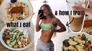 'FULL DAY OF EATING AND TRAINING + free shred guide'