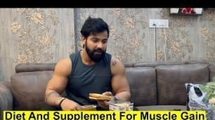 'Best Pre/Post Workout Meal And Supplement For Muscle Gain|| Muscle Gain supplement Stack'