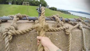 'ROYAL MARINES COMMANDO, TARZAN ASSAULT COURSE GOPRO POV'