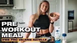 'FIGURE PRO WORKOUT MEAL ft. VALERIE RATELLE 11 WEEKS OUT VANPRO'