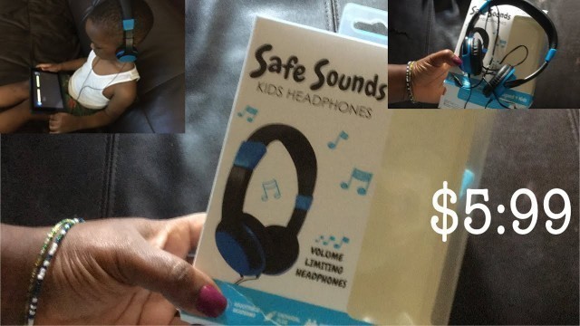 'Safe Sounds by Gabba Goods G kids Headphones!'