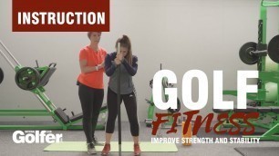 'Golf Fitness: Back exercises to improve strength and stability for better control'