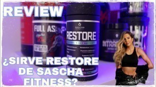 'Restore de Sascha Fitness review. | Mejora tu calidad de sueño con esto.'