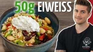 'Günstiges FITNESS REZEPT mit 50 g Protein - MEAL PREP geeignet'